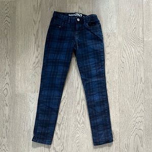 Gap Kids Plaid Super Skinny Jeans 👖